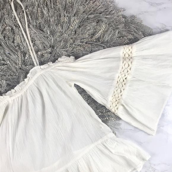 Zara | Off the Shoulder White Top - Picture 5 of 7